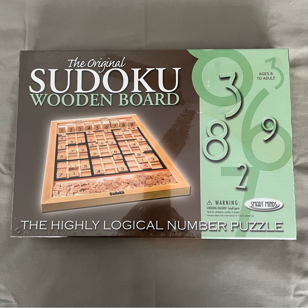 The Original Sudoku Wooden Board Game